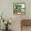 Diamond Painting-DIY Full Round Drill Beach House