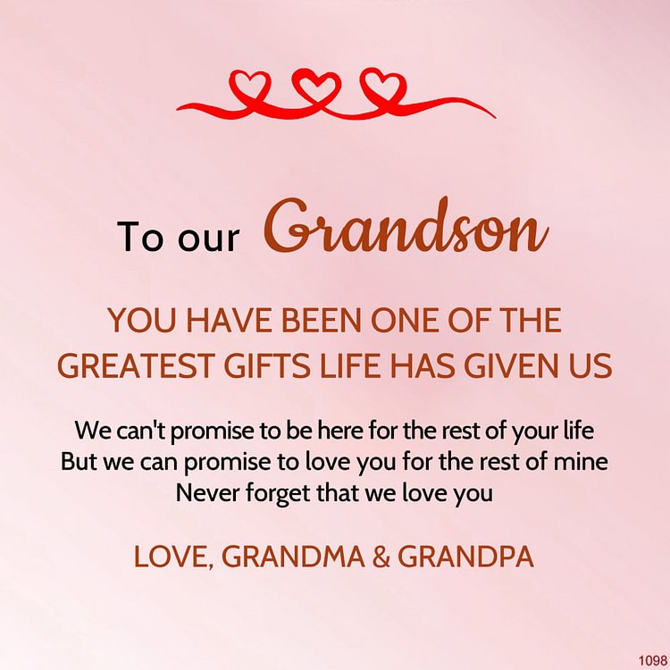 Gift Card - For Grandson You Have Been One Of The Greatest Gifts Life Has Given Us