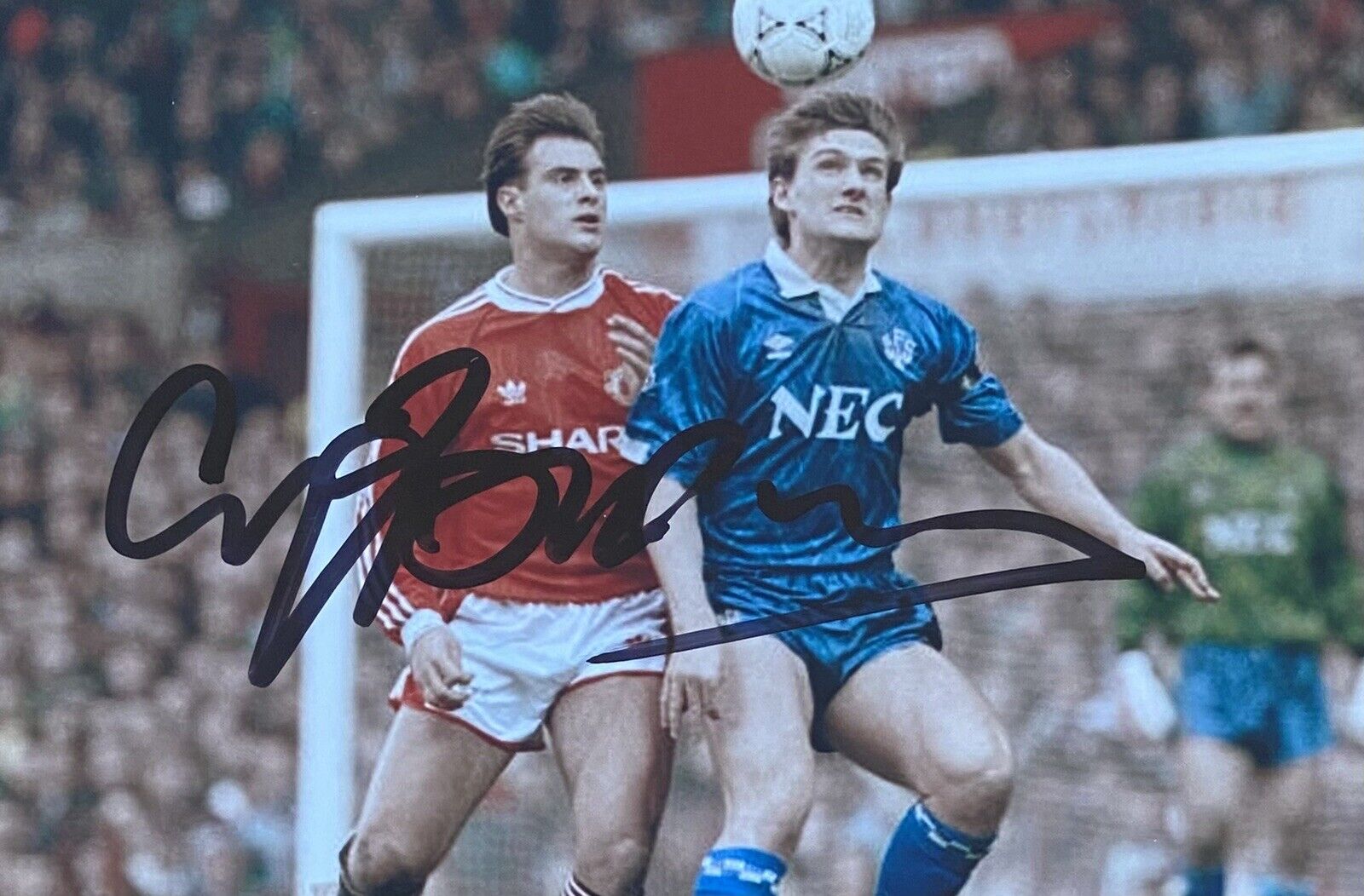 Clayton Blackmore Genuine Hand Signed Manchester United 6X4 Photo Poster painting 5