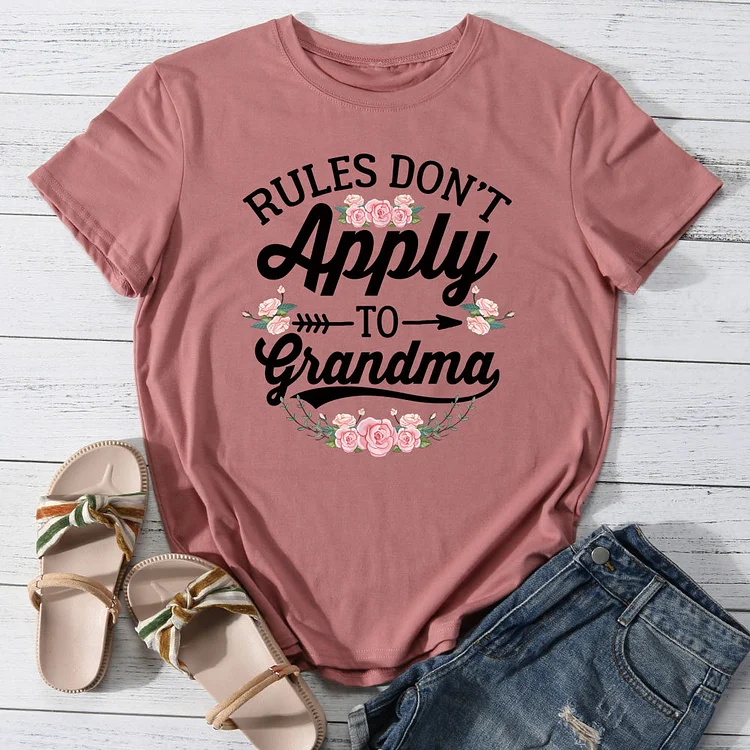 ANB -  Rules don't apply to grandma T-shirt Tee -013405