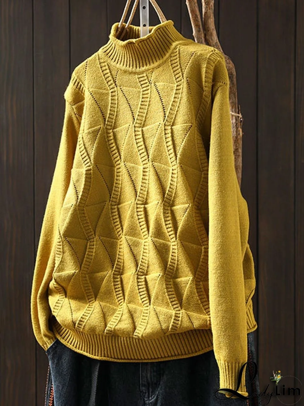 Women's Retro Artistic Loose Casual Pullover Sweater