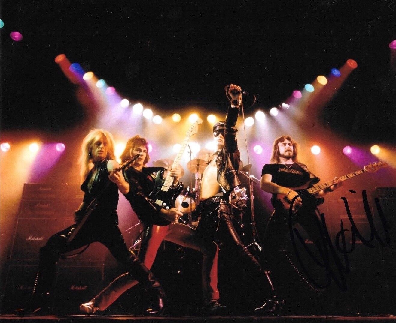 * IAN HILL * signed autographed 8x10 Photo Poster painting * JUDAS PRIEST * 1