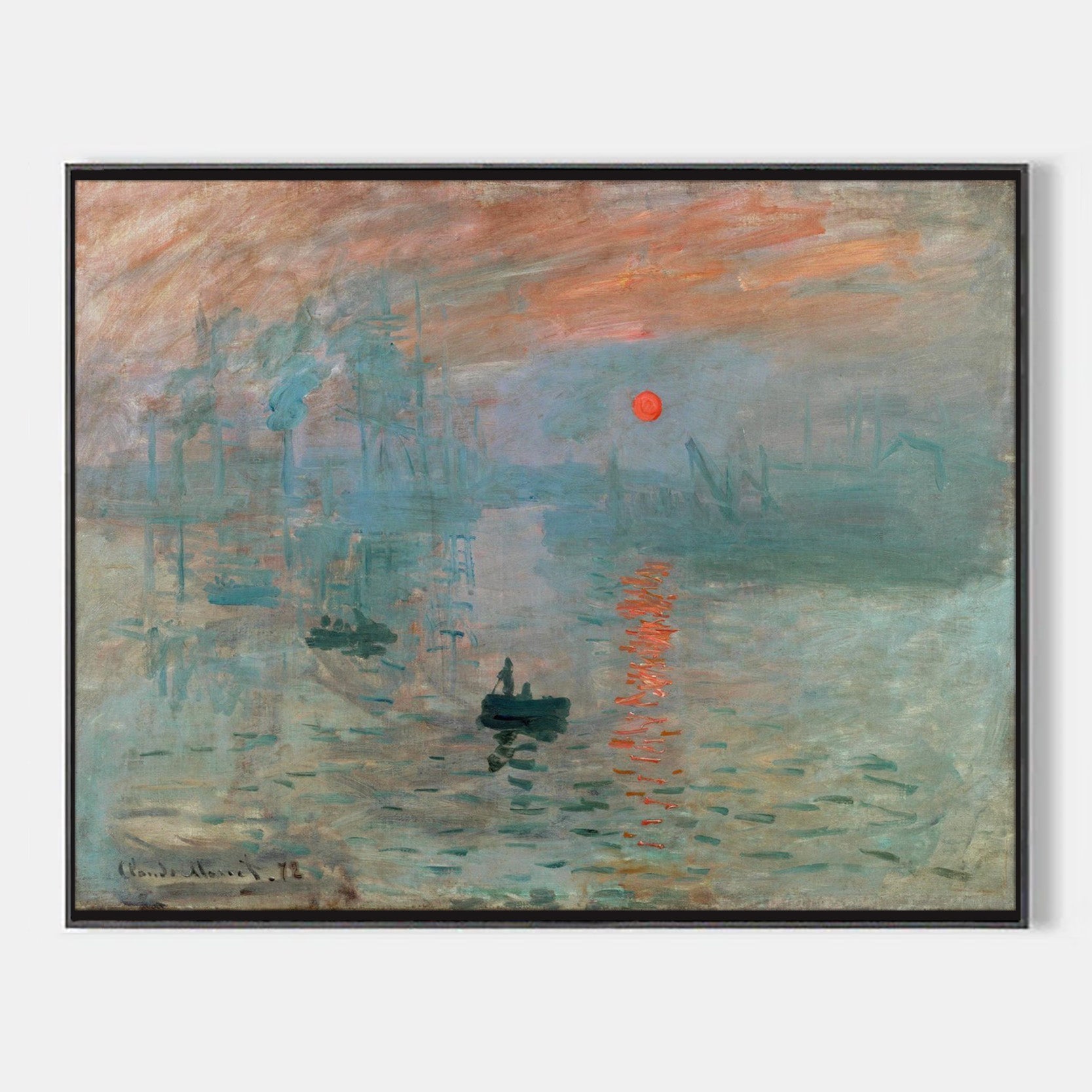 Arabelart Impression, Sunrise by Claude Monet - Famous Art Reproduction