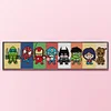 Super Hero- 14CT Stamped Cross Stitch 55*16cm/21.65*6.3in