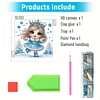 Snow Girl - Diamond Painting - Partial Special Shaped Drill(Canvas|30*30cm)