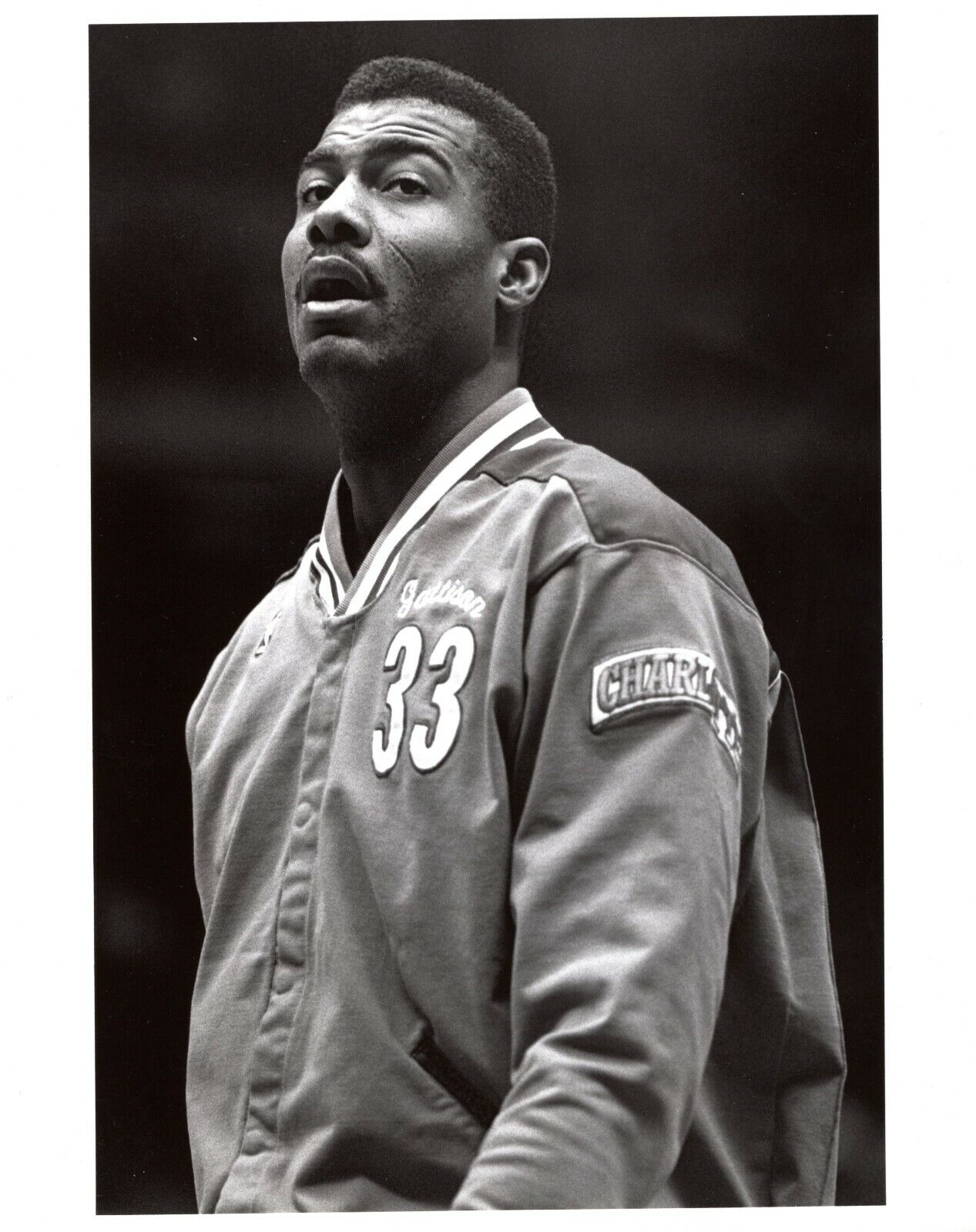 KENNY GATTISON Charlotte Hornets Basketball NBA 8x10 Promo News Press Photo Poster painting 1991