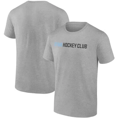 Men's Utah Mammoth Heather Gray Wordmark Logo T-Shirt
