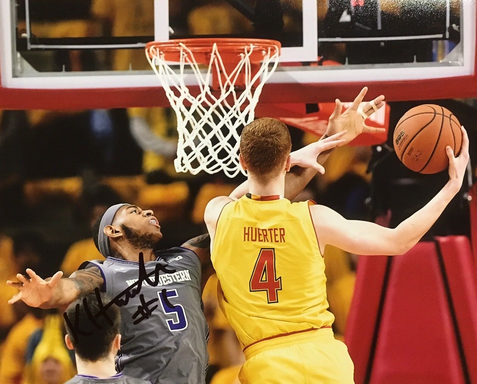 PROOF! KEVIN HUERTER Signed Autographed 8x10 Photo Poster painting ATLANTA HAWKS Maryland