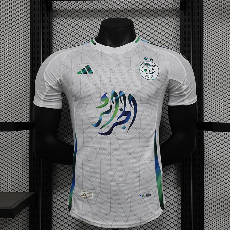 2024 Player Edition Algeria White Special Edition Football Jersey