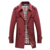 Men's Business Casual Trench Coat