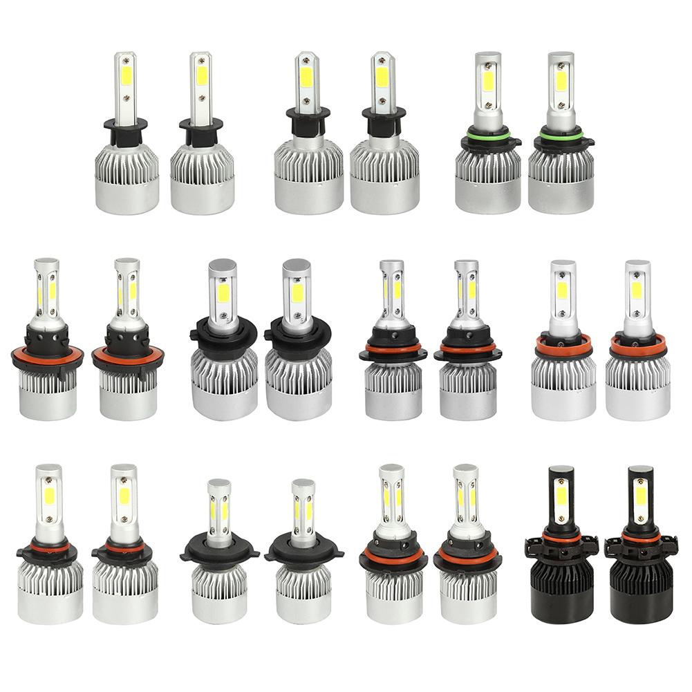 

Auto Car LED Headlight Truck Bulb S2 Silver Car Headlamp Aluminium Alloy, 9007, 501 Original