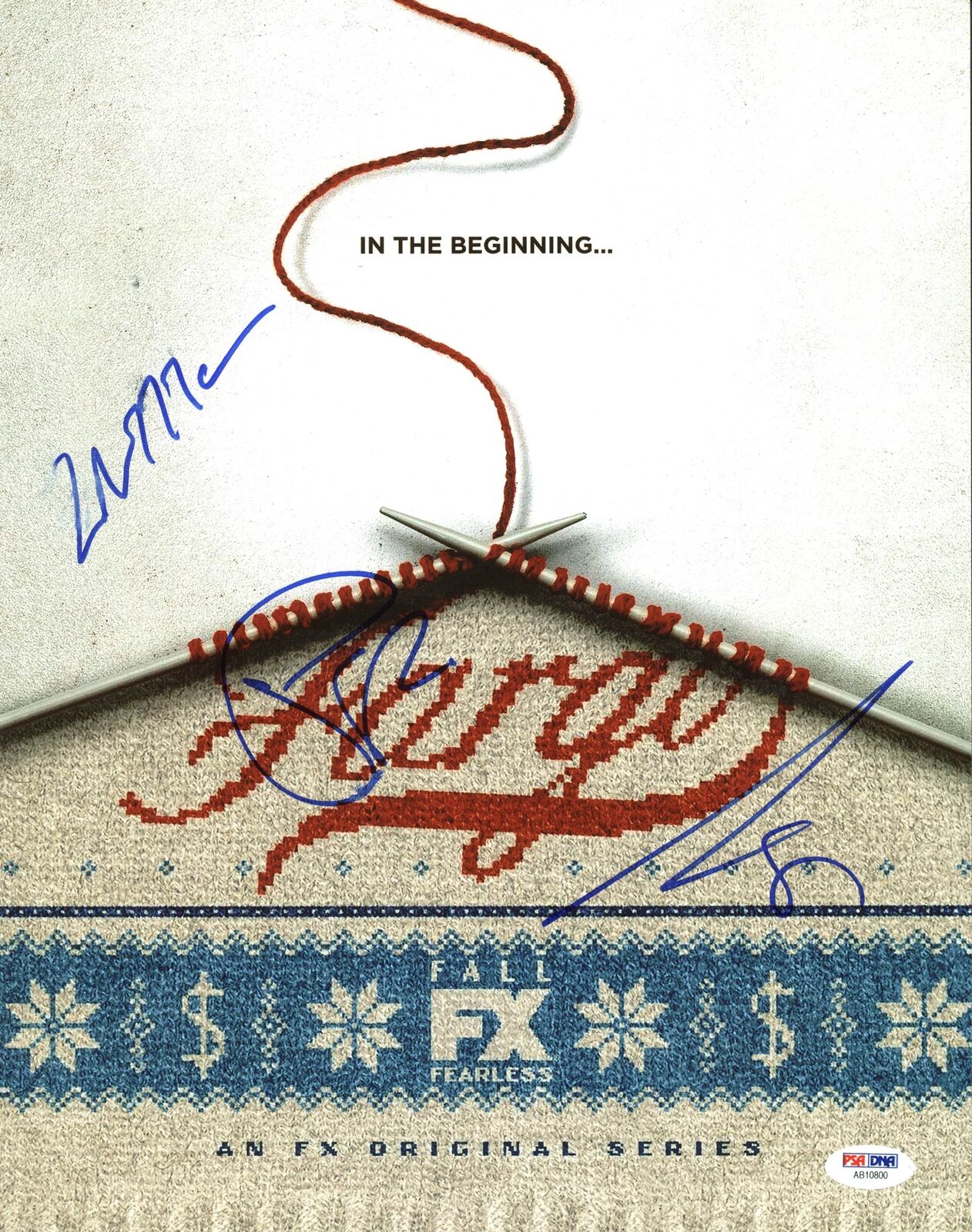 Fargo (Patrick Wilson, Bruce Campbell, +1) Signed 11X14 Photo Poster painting PSA/DNA #AB10800