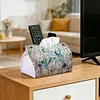 Jungle Birds DIY PU Diamond Painting Tissue Box Kit Desktop Tissue Holder with Rhinestone Diamond Desk Decorative Tissue Box for Adults Desktop Storage Organizer