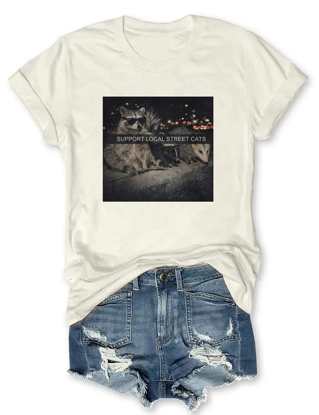 Support Local Street Cats T-shirt