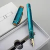 Jinhao 100 "Century" Series Acrylic Fountain Pen &ndash; Peacock Blue &ndash; Professional Business/Office Signature Pen