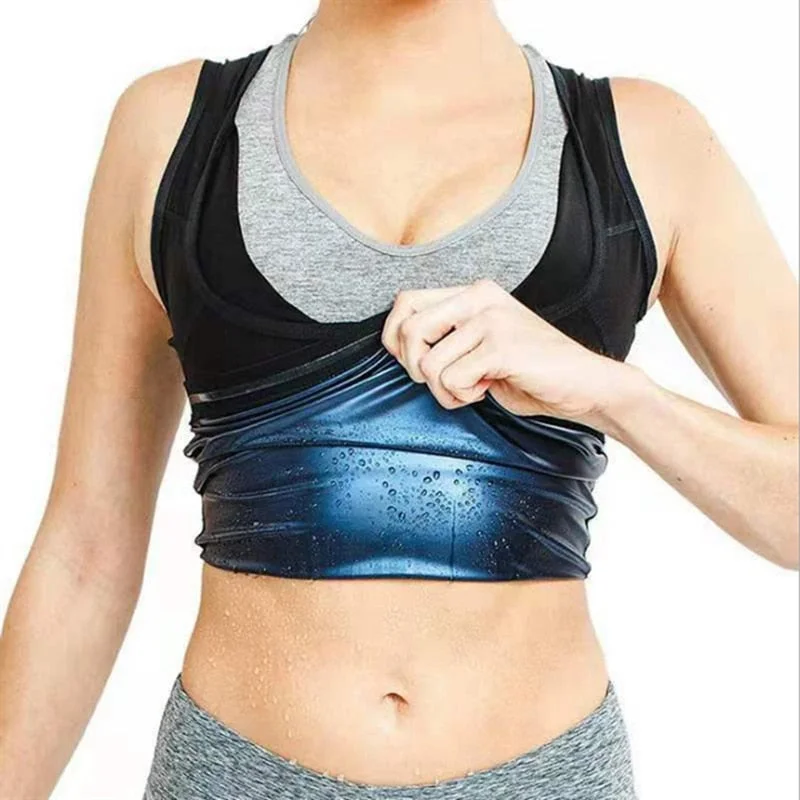 Muyogrt Women Sweat Sauna Shaper Waist Trainer Vest Corset Slimming Weight Loss Women&Men Sport Tank Top Shapewear Reductora VIP