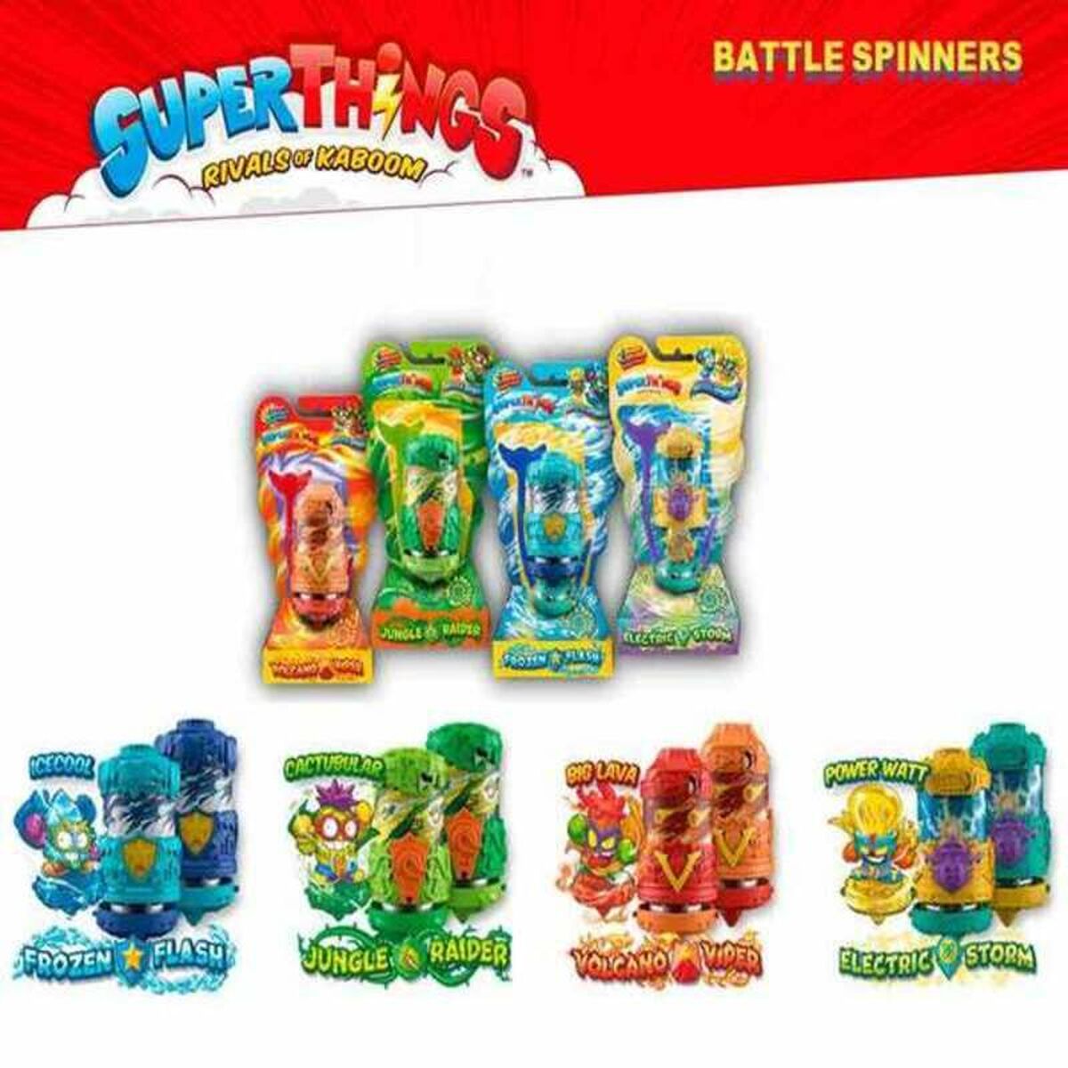 Action figure SuperThings Battle Spinners 15,3 x 7 x 24,5 cm