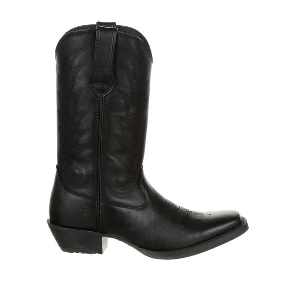 DURANGO BLACK LEATHER WOMEN'S WESTERN BOOT-DRD0320