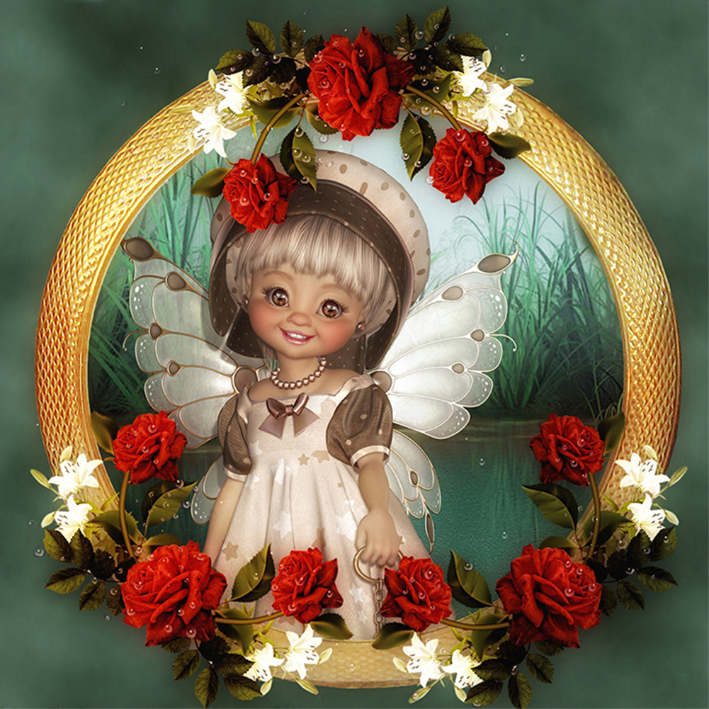 

Fairy Girl - Round Drill Diamond Painting - 40*40CM, 501 Original