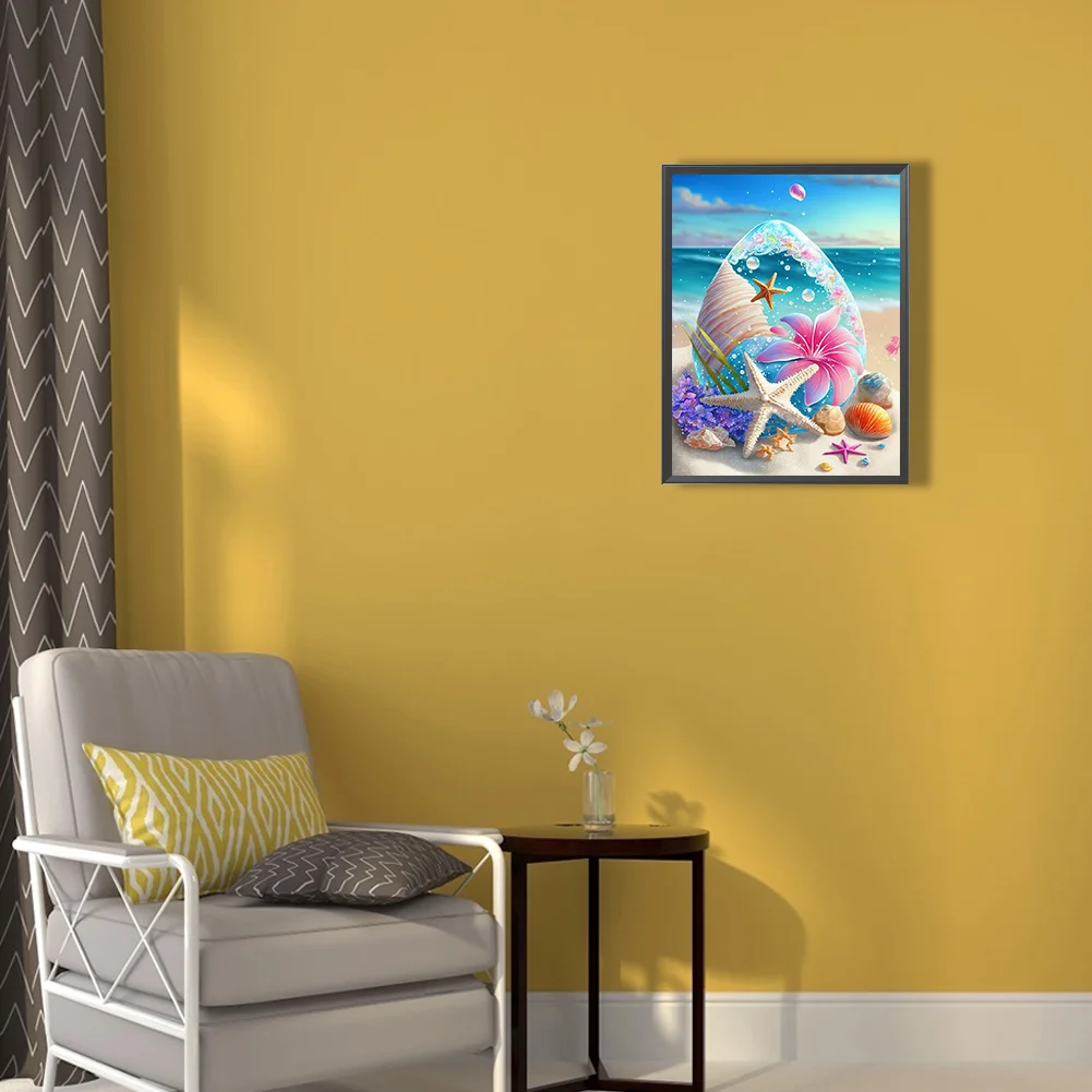 Diamond Painting - Full Round Drill - Beach(30*40cm)