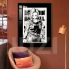 Black-and-White Style Android 18 Decorative Painting - Dragon Ball Decorative Painting - JuZi Studio