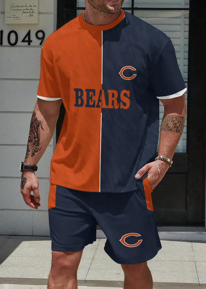 Chicago Bears  Limited Edition Top And Shorts Two-Piece Suits