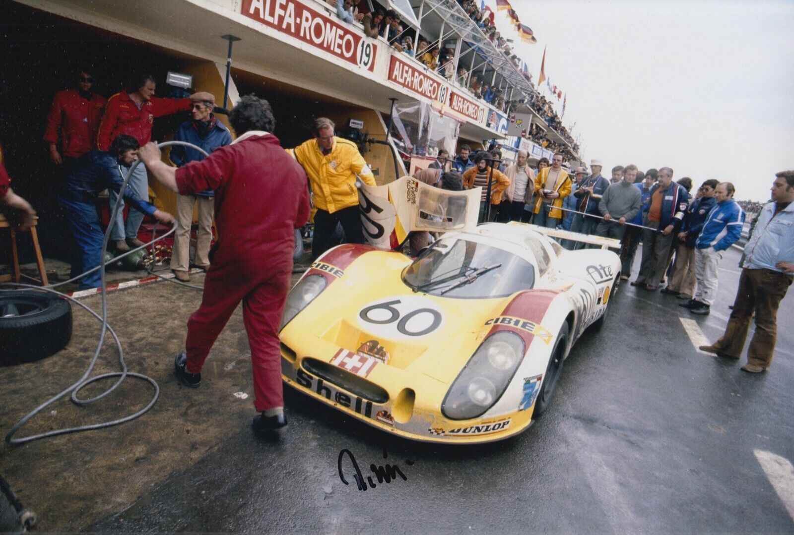 Reinhold Joest Hand Signed 12x8 Photo Poster painting Le Mans Autograph Porsche 2