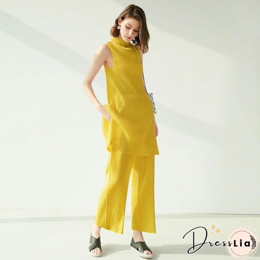 casual straight pants 2 piece set women outfits