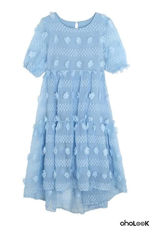 Pom Poms Swallow Tail Dress