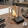 Flameless LED Tea Lights Candles with Battery Box Realistic Flame Effect LED Candles for Fireplace Mantel Dinner Wedding Party (2Pcs)