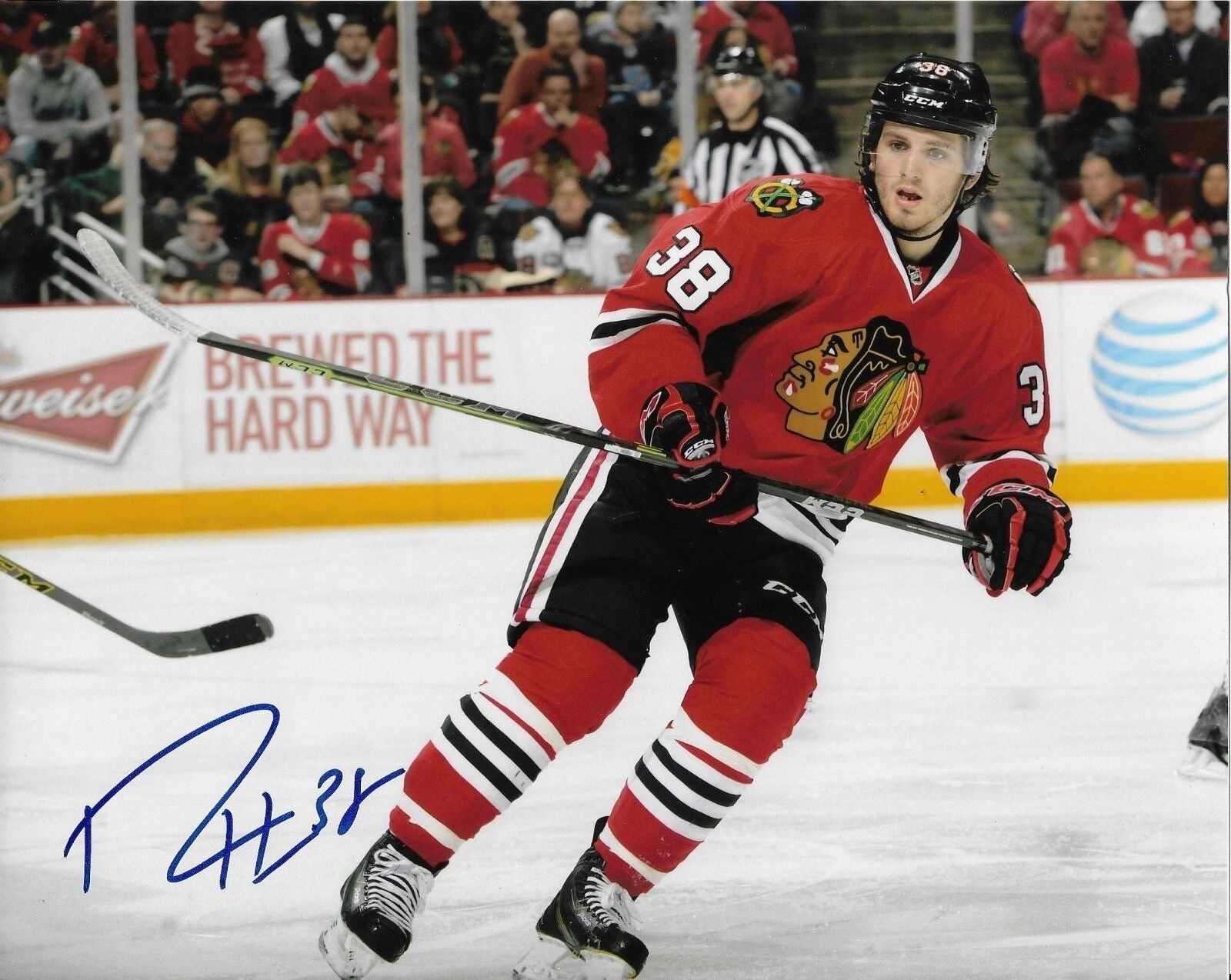 RYAN HARTMAN signed autographed CHICAGO BLACKHAWKS 8x10 Photo Poster painting STANLEY CUP w/COA