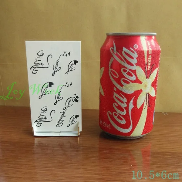 Waterproof Temporary Tattoo Sticker sexy waist English letters bleeding love tatto flash tatoo fake Art tattoos for girl women 4