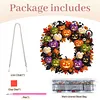 Pumpkin Wreaths DIY Acrylic 5D Crystal Diamond Gem Art Hanging Ornament