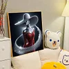 (40*40cm)Lady - Full Round Drill Diamond Painting