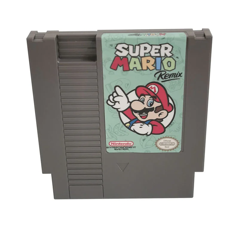 Mario Remix For Nintendo NES - 8 Bit Game Cartridge