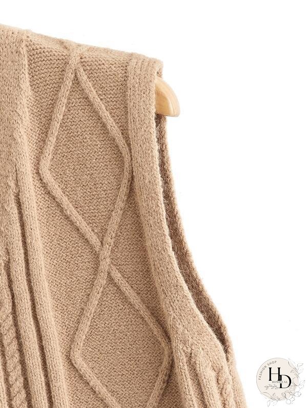 Button Front Ribbed Knit Cardigan