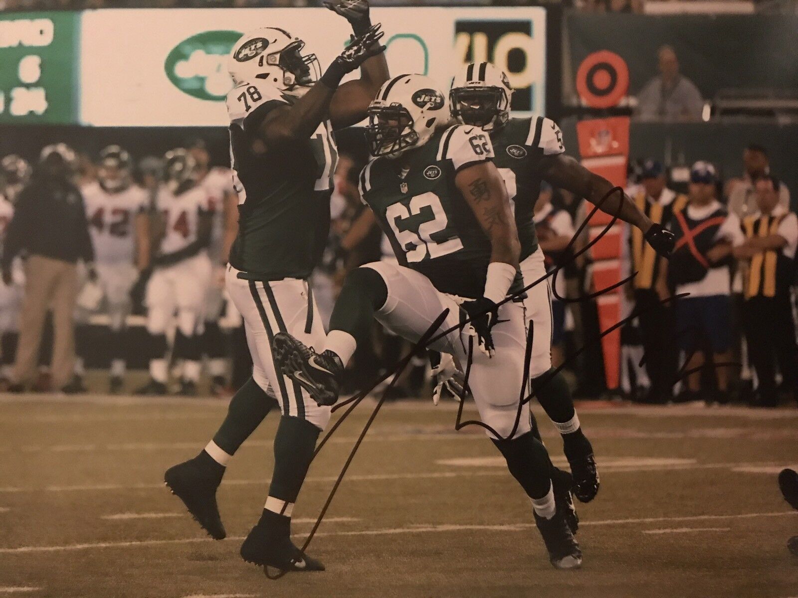 Leonard Williams Signed Autographed New York Jets 8x10 Photo Poster painting Coa