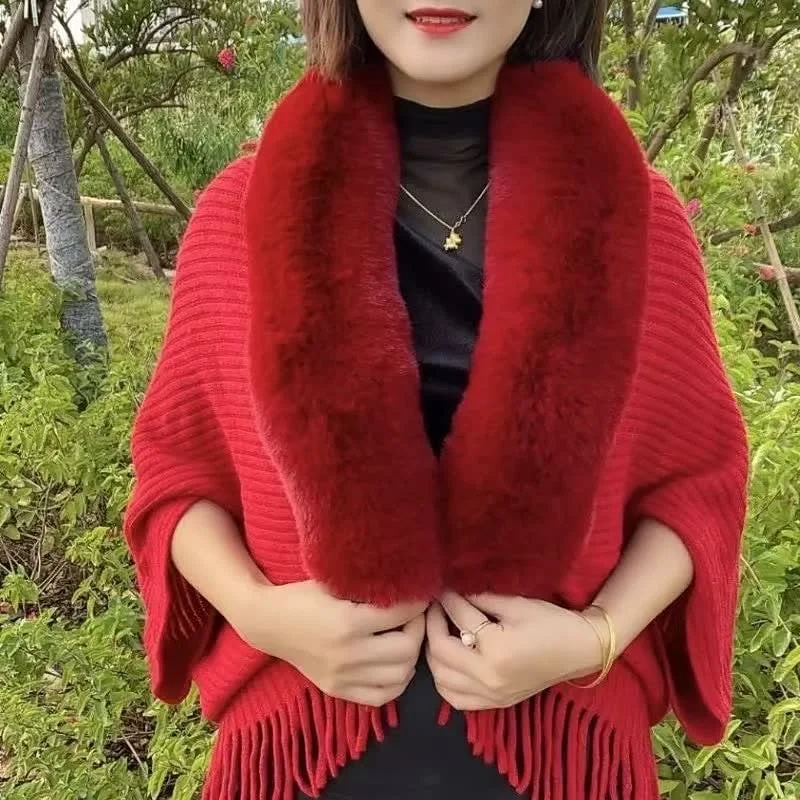 🔥LAST DAY 48% OFF🔥Knitting Thick Women's Loose Shawl