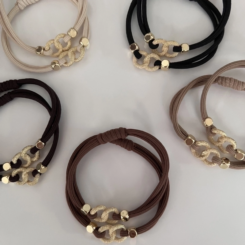 Women's Casual Minimalist Geometric Rubber Band Hair Tie