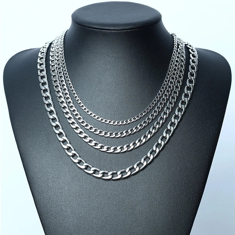 Fashion Geometric Stainless Steel Plating Necklace 1 Piece