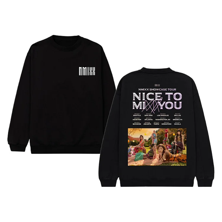 NMIXX Showcase World Tour NICE TO MIXX YOU Schedule Sweatshirt
