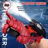 Spider Water Squirt Gloves, 2-in-1 Shoots Webs Or Water, Web Shooter, Super Web Role-Play Toy Set Cosplay Launcher Bracers Accessories Water Shooter Toy for Kids Ages 8+