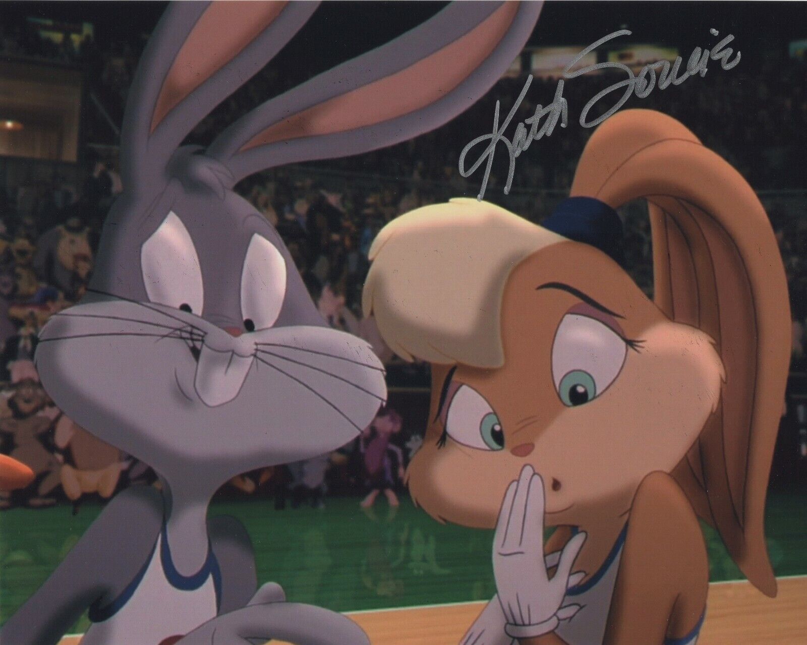 KATH SOUCIE SIGNED AUTOGRAPH 8X10 Photo Poster painting SPACEJAM LOLA BUNNY