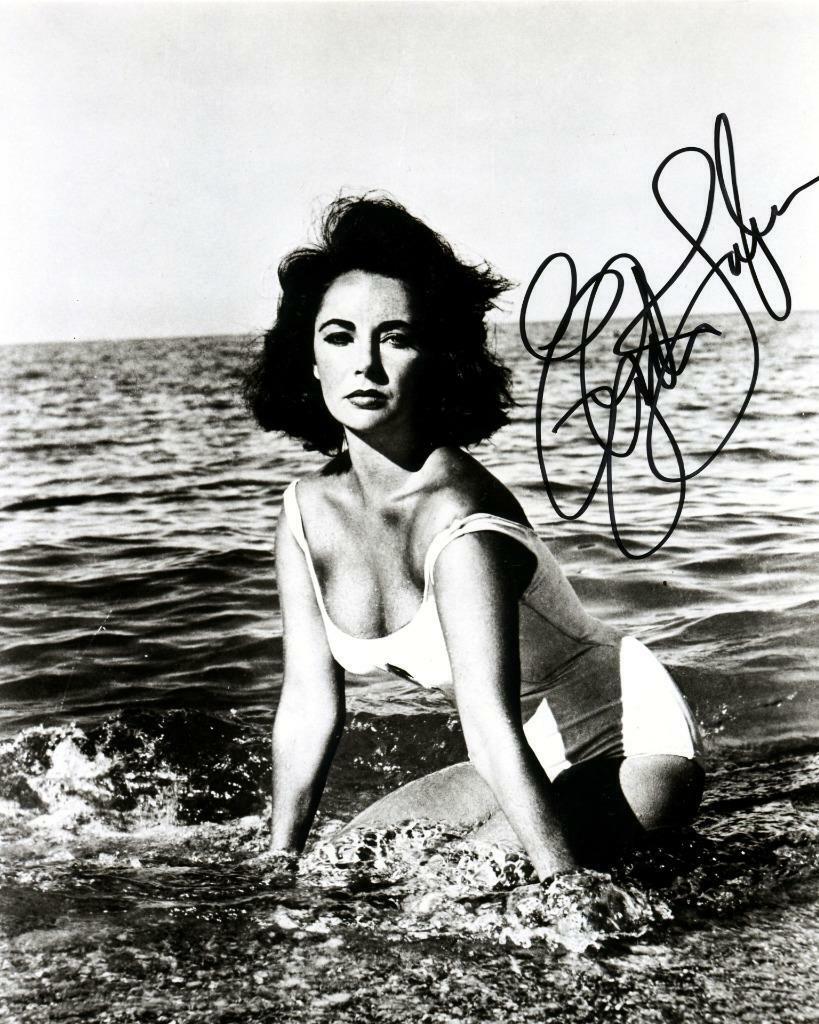 Elizabeth Taylor SIGNED AUTOGRAPHED 10 X 8