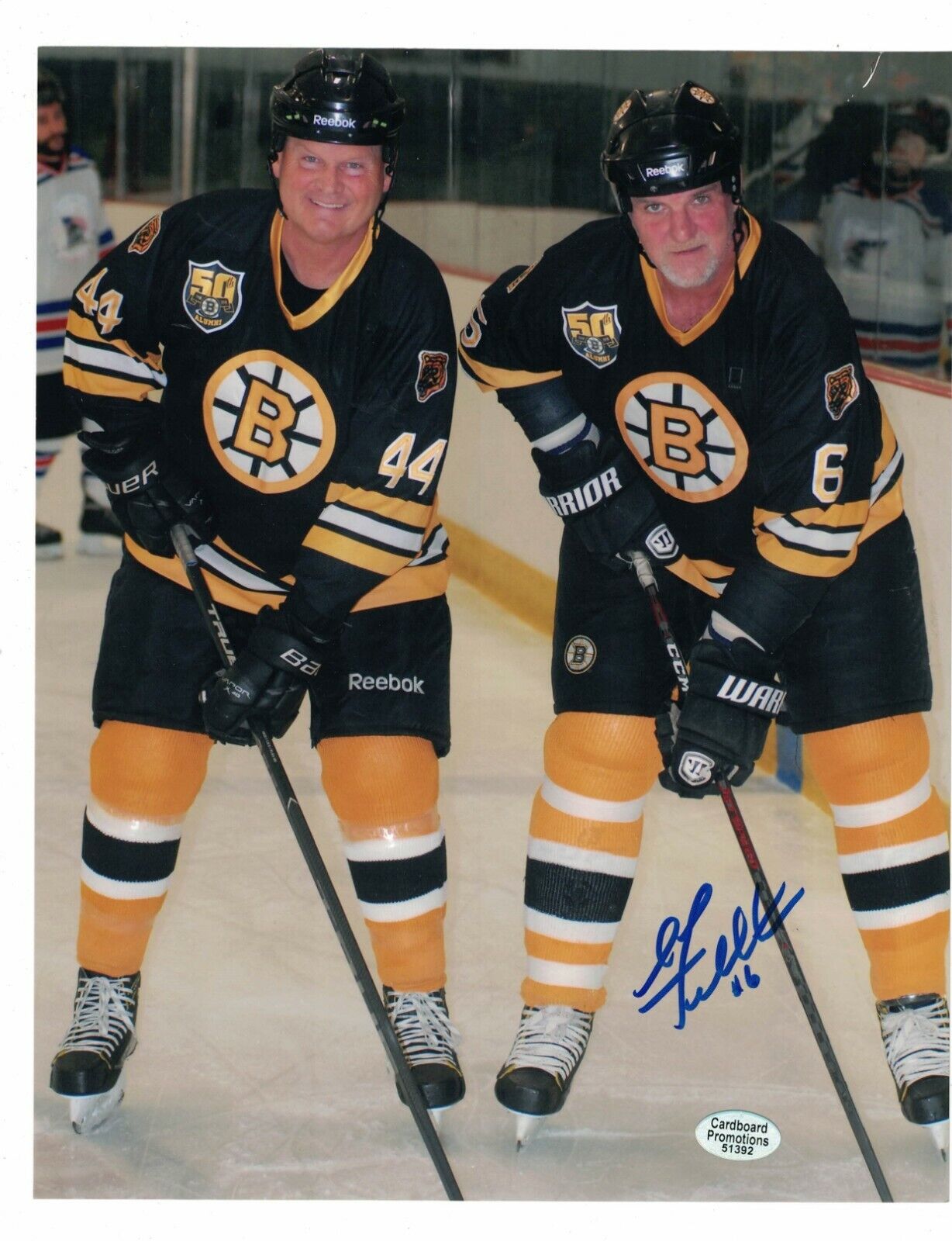 Glen Featherstone Boston Bruins Autographed 8x10 Photo Poster painting W/COA