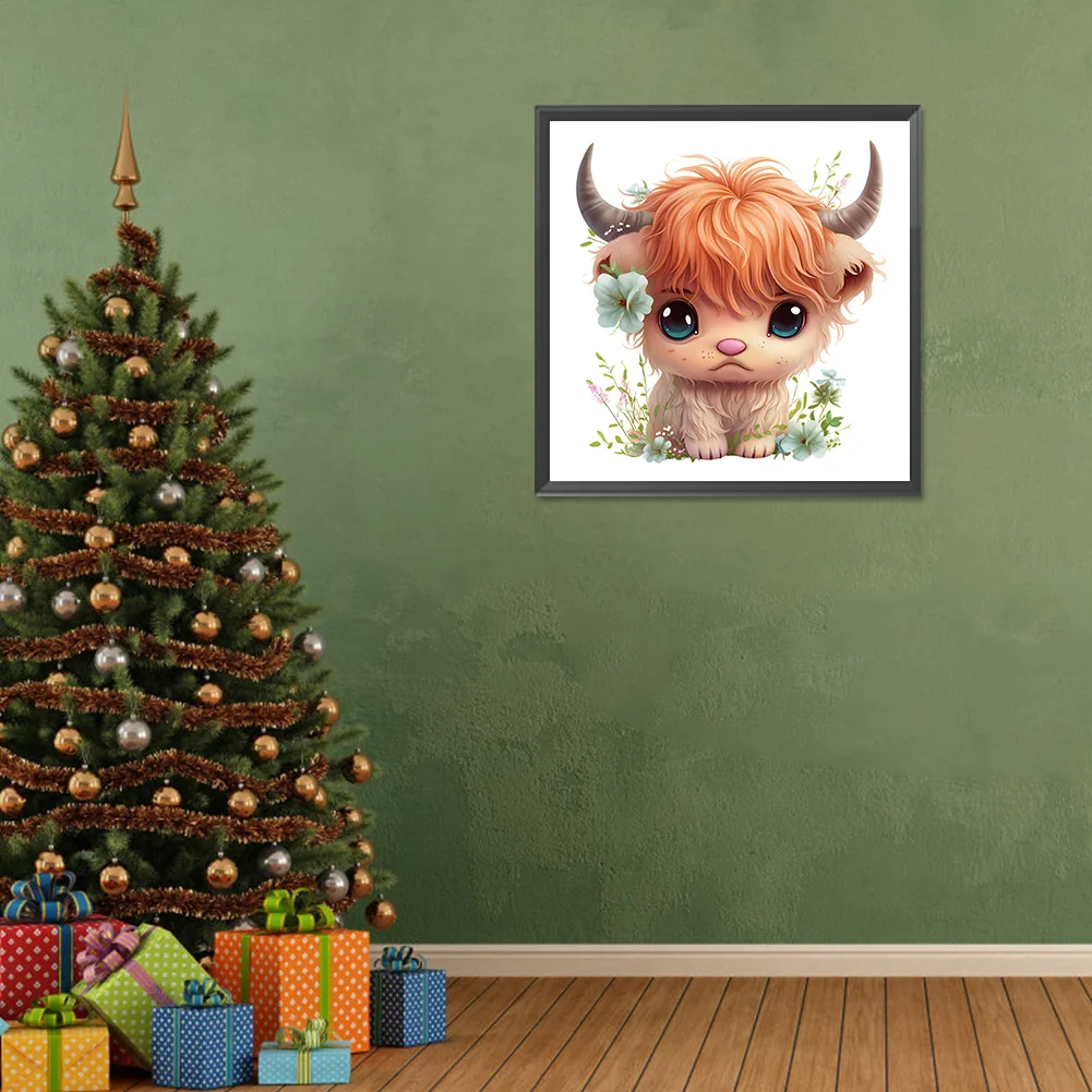 Diamond Painting - Full Round Drill - Flower Yak(Canvas|30*30cm)