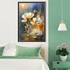 Diamond Painting-DIY Full Round Drill Orange Flowers(40*60 CM)