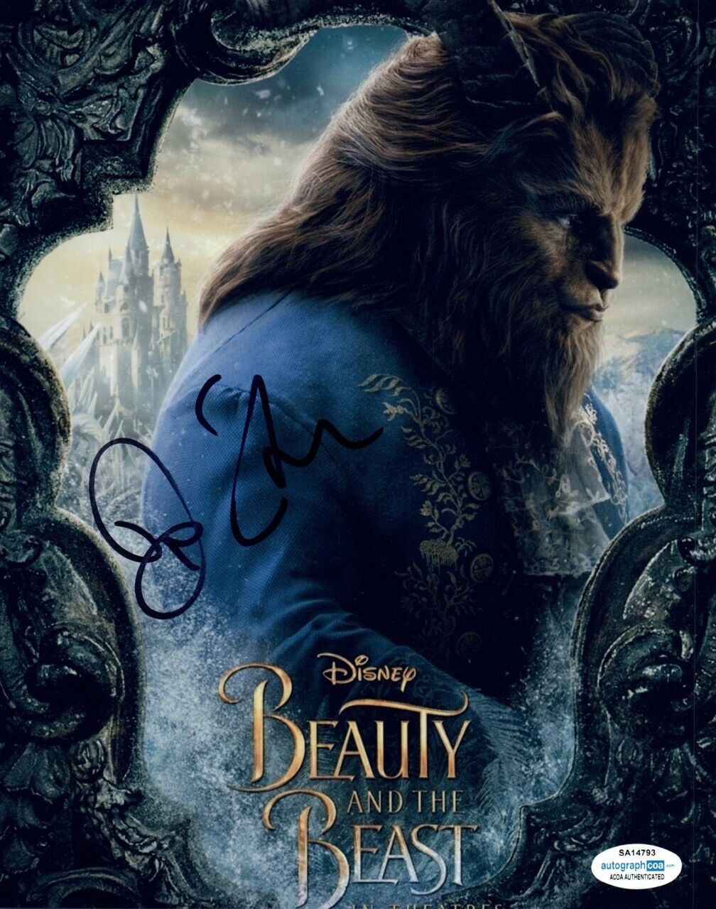 Dan Stevens Signed Autographed 8x10 Photo Poster painting Beauty and the Beast ACOA COA