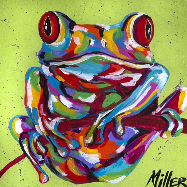 

Colorful Frog – Paint By Numbers - 40*50CM, 501 Original