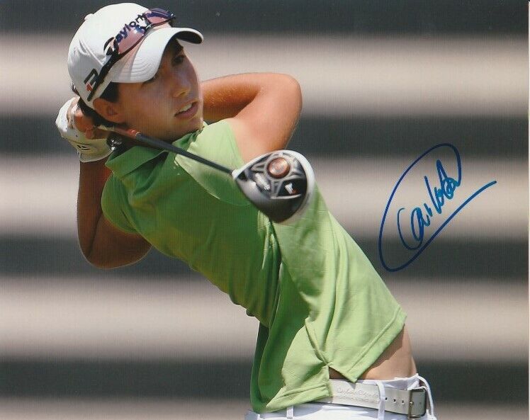 CARLOTA CIGANDA SIGNED LPGA GOLF 8x10 Photo Poster painting #1 Autograph PROOF